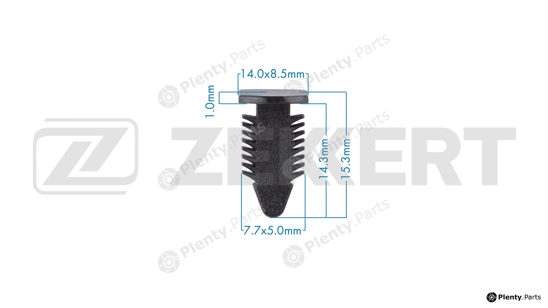 Zekkert BE-3747 — Clip, trim/protection strip