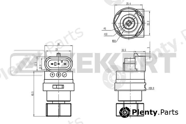 Zekkert SE-8514 — Sensor, speed