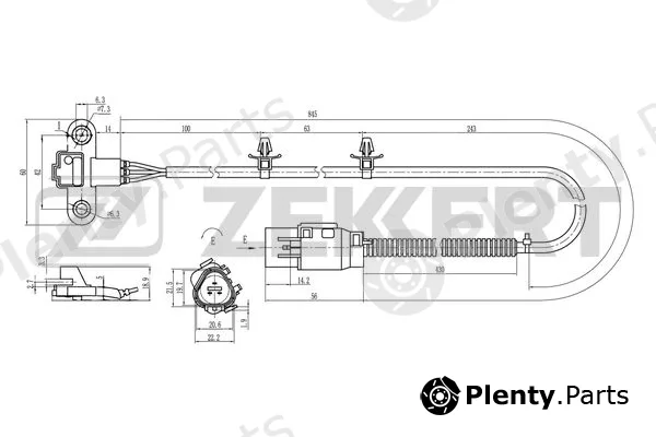 Zekkert SE-4036 — Sensor, crankshaft pulse
