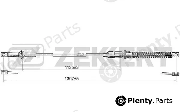 Zekkert BZ-1243 — Accelerator Cable
