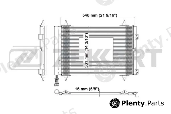 Zekkert MK-3001 — Condenser, air conditioning