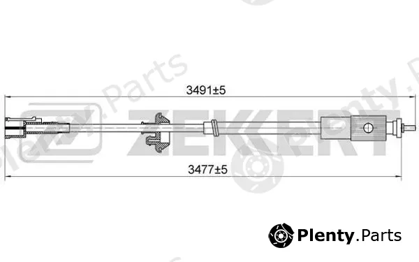 Zekkert BZ-1112 — Speedometer Cable