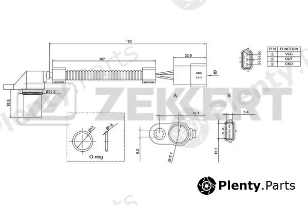 Zekkert SE-5004 — Sensor, camshaft position