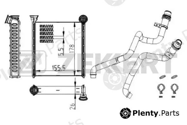 Zekkert MK-5127 — Heat Exchanger, interior heating