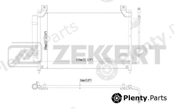 Zekkert MK-3157 — Condenser, air conditioning