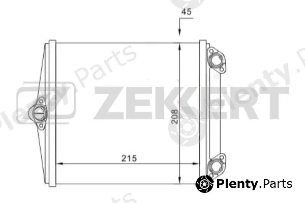 Zekkert MK-5123 — Heat Exchanger, interior heating
