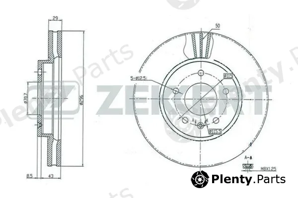 Zekkert BS-5268 — Brake Disc