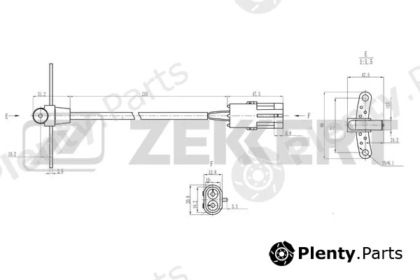 Zekkert SE-4112 — Sensor, crankshaft pulse