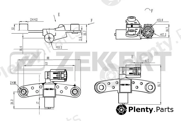 Zekkert SE-4062 — Sensor, crankshaft pulse