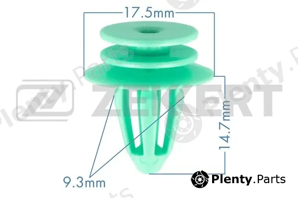 Zekkert BE-1050 — Clip, trim/protection strip