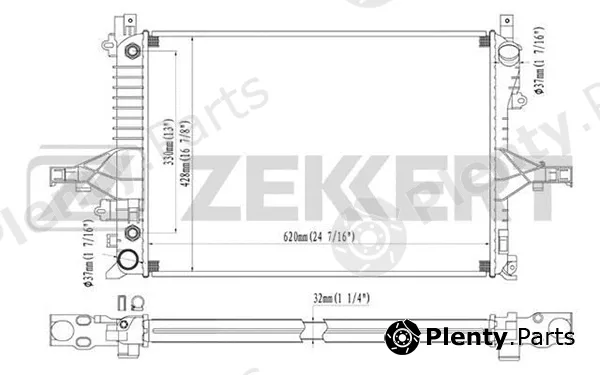 Zekkert MK-1100 — Radiator, engine cooling