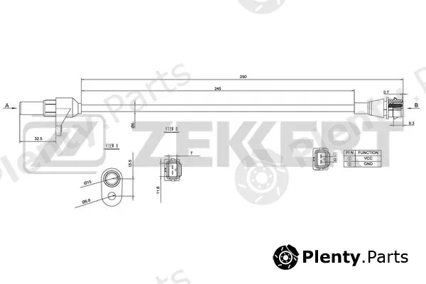Zekkert SE-4029 — Sensor, crankshaft pulse