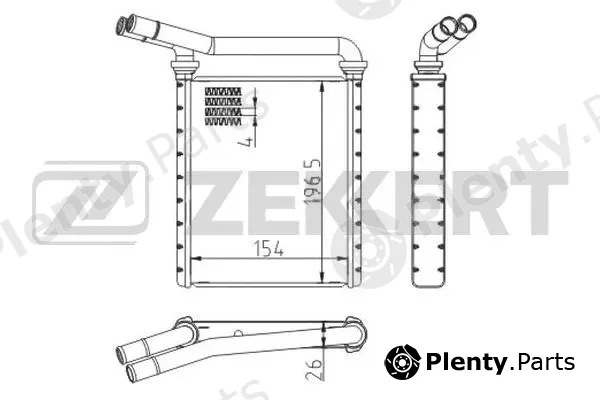 Zekkert MK-5137 — Heat Exchanger, interior heating