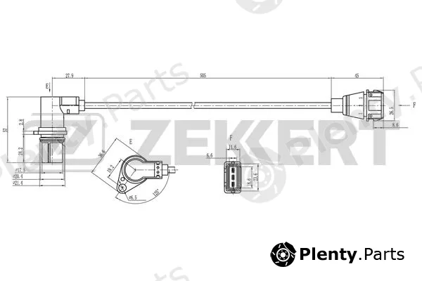 Zekkert SE-4056 — Sensor, crankshaft pulse