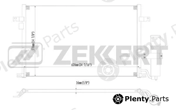 Zekkert MK-3022 — Condenser, air conditioning