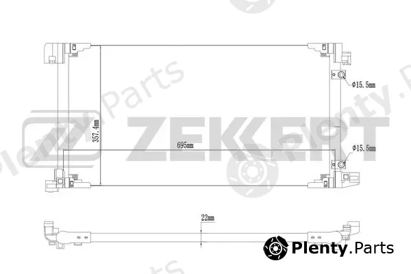 Zekkert MK-3188 — Condenser, air conditioning