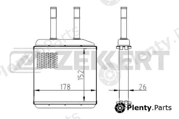 Zekkert MK-5041 — Heat Exchanger, interior heating