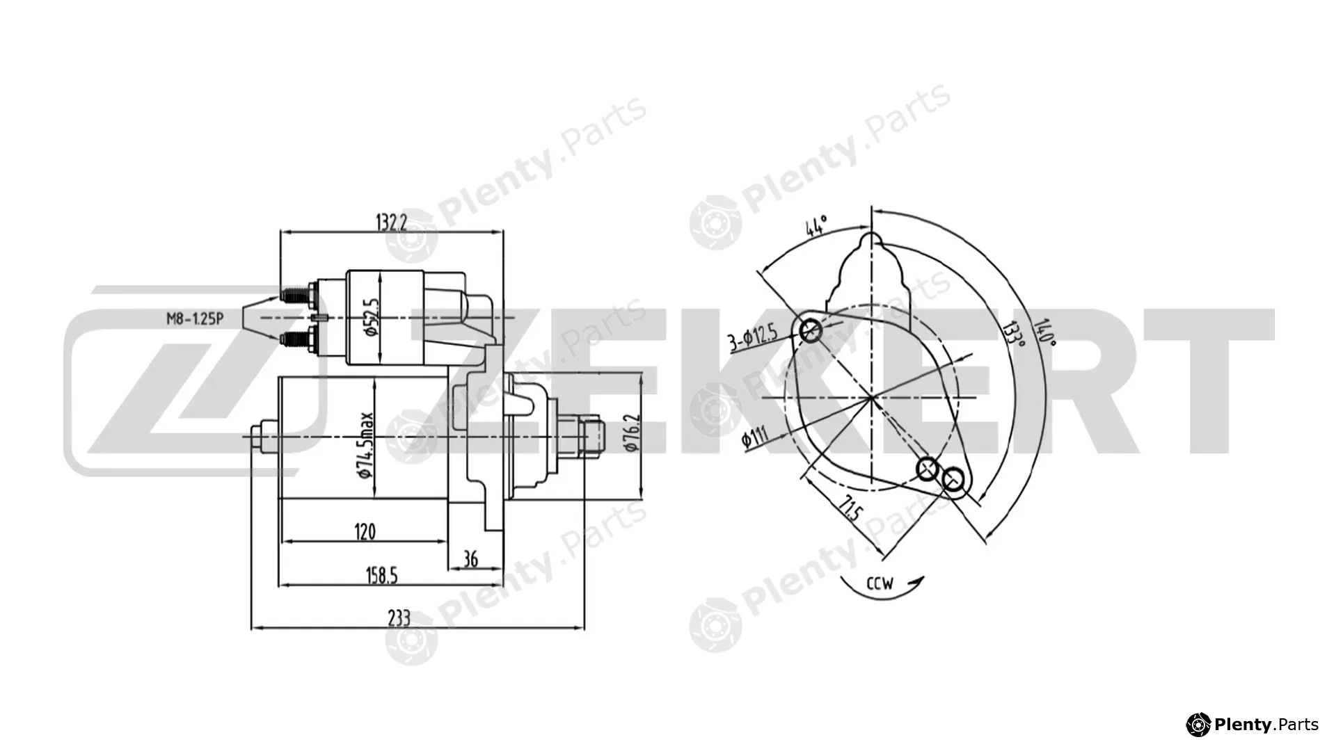 Zekkert AN-1011 — Starter