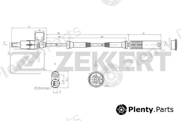 Zekkert SE-6224 — Sensor, wheel speed