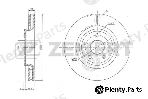 Zekkert BS-5646 — Brake Disc