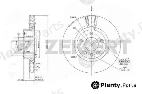 Zekkert BS-5600 — Brake Disc
