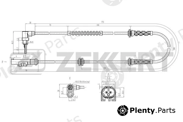 Zekkert SE-6189 — Sensor, wheel speed