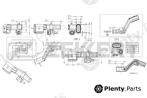 Zekkert SE-4007 — Sensor, crankshaft pulse