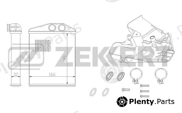 Zekkert MK-5084 — Heat Exchanger, interior heating