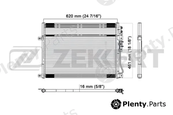 Zekkert MK-3150 — Condenser, air conditioning