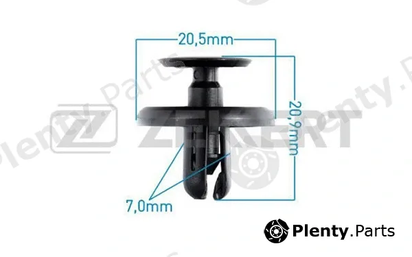 Zekkert BE-2783 — Clip, trim/protection strip