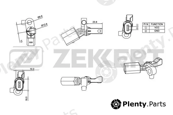Zekkert SE-6013 — Sensor, wheel speed