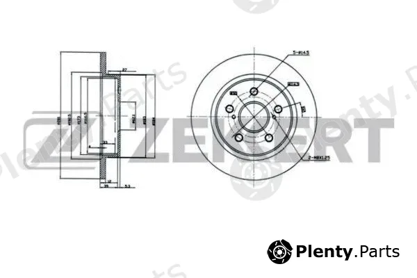 Zekkert BS-6191 — Brake Disc