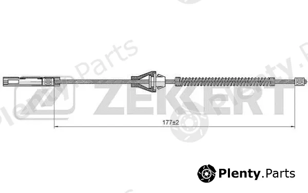 Zekkert BZ-1039 — Cable Pull, parking brake
