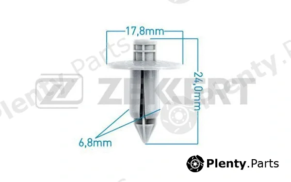 Zekkert BE-1309 — Clip, trim/protection strip