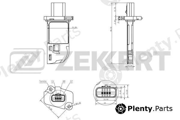 Zekkert SE-1009 — Mass Air Flow Sensor