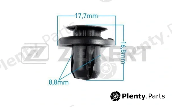 Zekkert BE-2113 — Clip, trim/protection strip