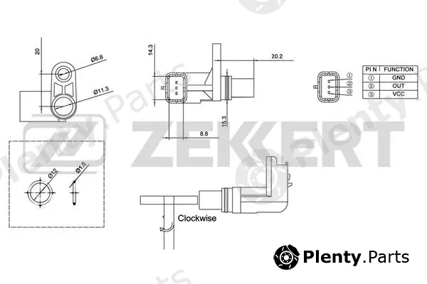 Zekkert SE-5001 — Sensor, camshaft position