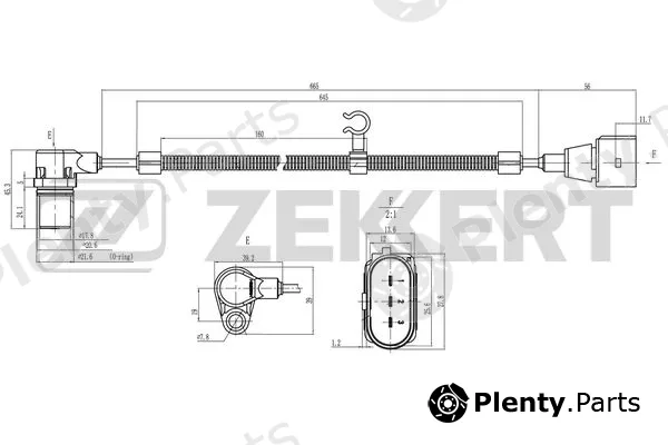 Zekkert SE-4046 — Sensor, crankshaft pulse