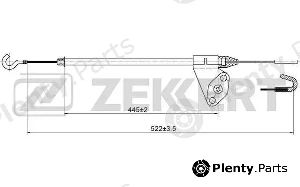 Zekkert BZ-1046 — Cable Pull, door release