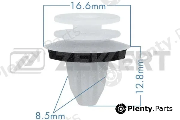 Zekkert BE-1047 — Clip, trim/protection strip