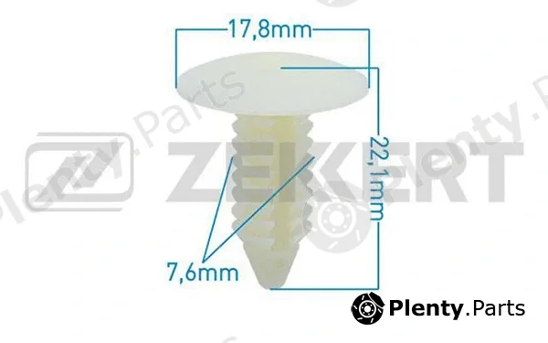 Zekkert BE-1057 — Clip, trim/protection strip