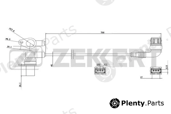 Zekkert SE-4014 — Sensor, crankshaft pulse