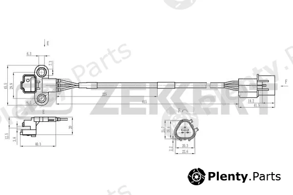 Zekkert SE-4105 — Sensor, crankshaft pulse