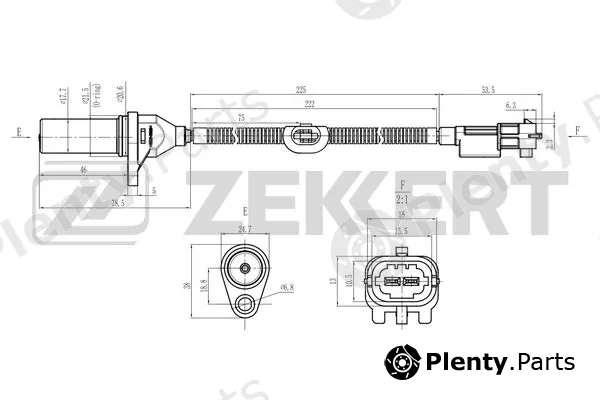 Zekkert SE-4034 — Sensor, crankshaft pulse