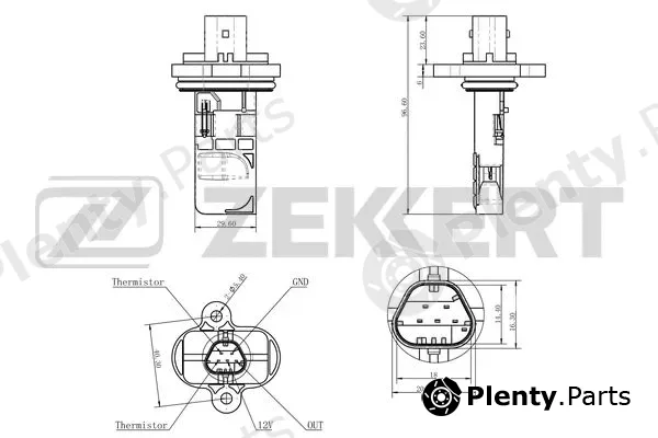 Zekkert SE-1008 — Mass Air Flow Sensor