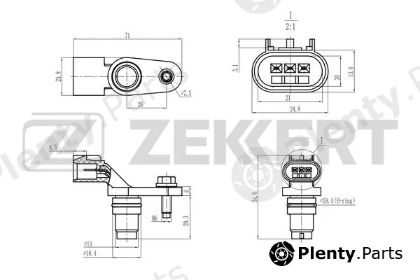 Zekkert SE-5055 — Sensor, camshaft position