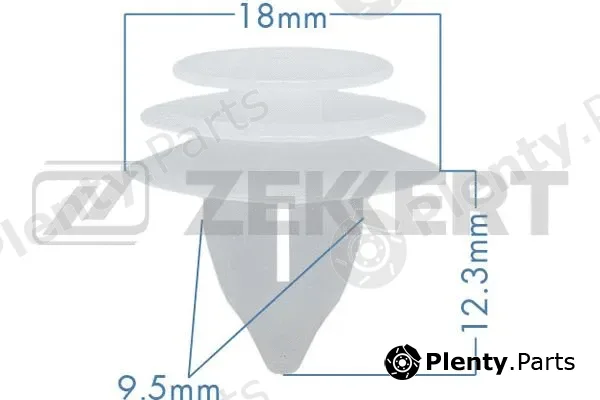 Zekkert BE-1013 — Clip, trim/protection strip