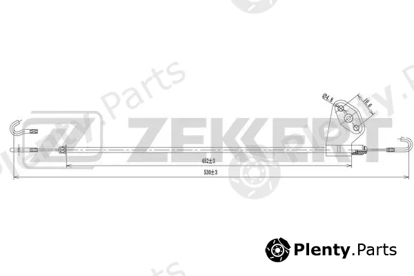Zekkert BZ-1047 — Cable Pull, door release