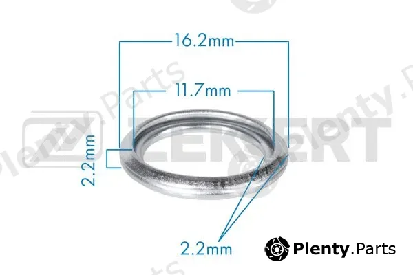 Zekkert BE-3572 — Seal Ring, oil drain plug