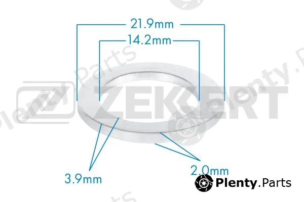 Zekkert BE-3667 — Seal Ring, oil drain plug